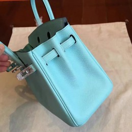 Sky Blue Birkin 25 Palladium Hardware Bag