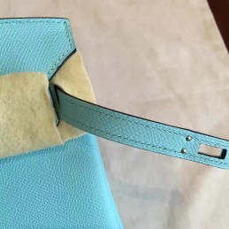 Sky Blue Birkin 25 Palladium Hardware Bag