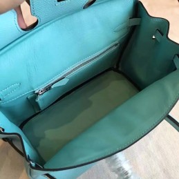 Sky Blue Birkin 25 Palladium Hardware Bag