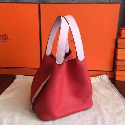 Red Pink Picotin Lock 13 Bag