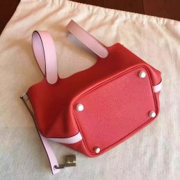 Red Pink Picotin Lock 13 Bag