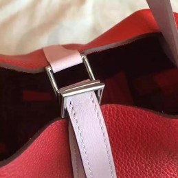 Red Pink Picotin Lock 13 Bag