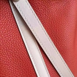 Red Pink Picotin Lock 13 Bag