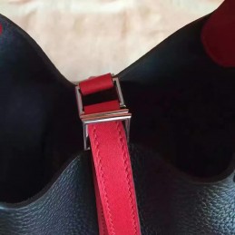 Black Red Picotin Lock 13 Bag