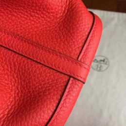 Red Garden Party 30 Textured Leather Bag