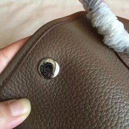 Taupe Garden Party 30 Textured Leather Bag