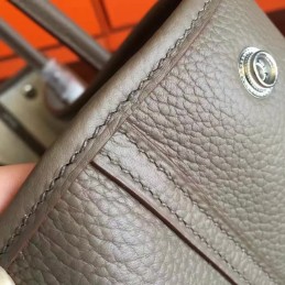 Taupe Garden Party 30 Textured Leather Bag