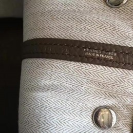 Taupe Garden Party 30 Textured Leather Bag