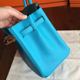 Turquoise Birkin 30 Gold Hardware Bag