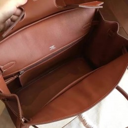 Canvas Brown Birkin 35 Palladium Hardware Bag