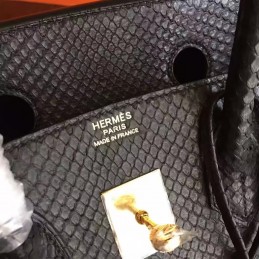 Black Beige Crocodile Leather Kelly 35 Gold Hardware Bag