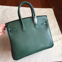 Green Crocodile Leather Birkin 30 Palladium Hardware Bag