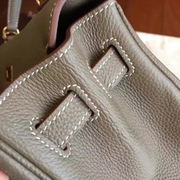 Taupe Kelly 32 Gold Hardware Bag
