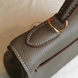 Taupe Kelly 32 Gold Hardware Bag