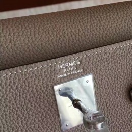 Taupe Kelly 32 Palladium Hardware Bag