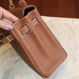 Tan Beige Kelly 28 Gold Hardware Bag
