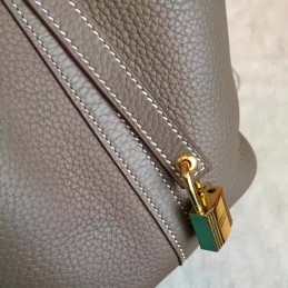 Taupe Picotin Lock 22 Bag