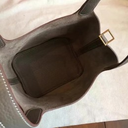 Taupe Picotin Lock 22 Bag