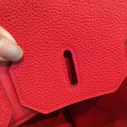 Red Beige Birkin 35 Gold Hardware Bag