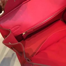 Red Beige Birkin 35 Gold Hardware Bag