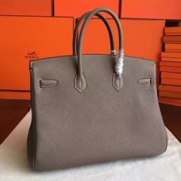 Taupe Birkin 35 Gold Hardware Bag
