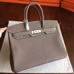 Taupe Birkin 35 Gold Hardware Bag