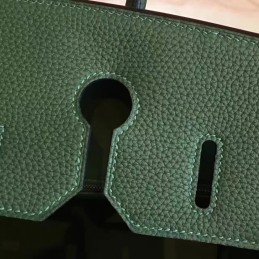 Green Birkin 35 Gold Hardware Bag