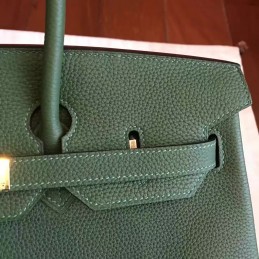 Green Birkin 35 Gold Hardware Bag