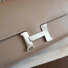 Beige Constance Elan Palladium Hardware Bag