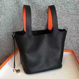 Black Orange Picotin Lock 13 Bag