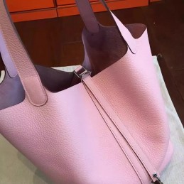 Pink Picotin Lock 22 Bag