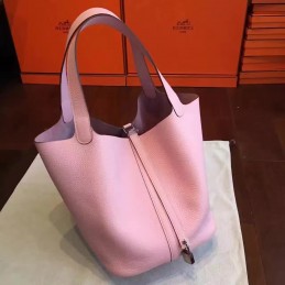 Pink Picotin Lock 22 Bag