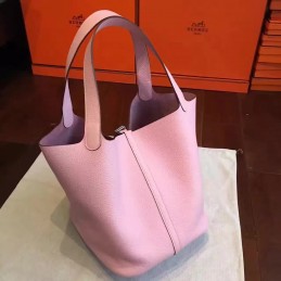 Pink Picotin Lock 22 Bag