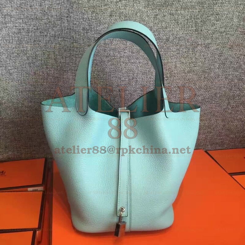 Mint Green Picotin Lock 13 Bag