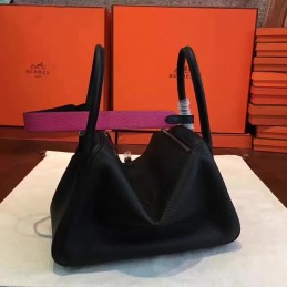 Black Fuchsia Lindy 30 Bag