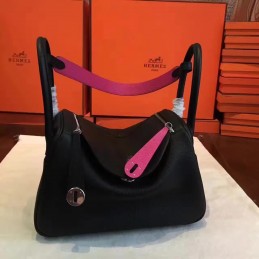 Black Fuchsia Lindy 30 Bag