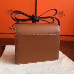 Brown Roulis 18 Bag Palladium Chain
