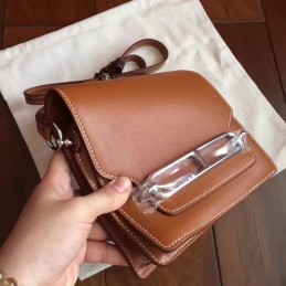Brown Roulis 18 Bag Palladium Chain
