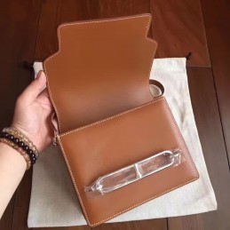 Brown Roulis 18 Bag Palladium Chain
