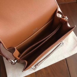Brown Roulis 18 Bag Palladium Chain
