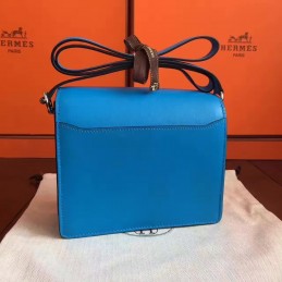 Blue Roulis 18 Bag Palladium Chain