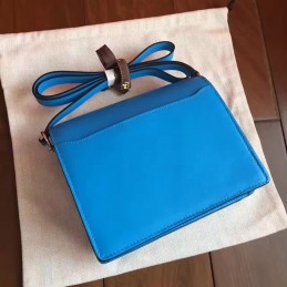 Blue Roulis 18 Bag Palladium Chain