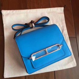 Blue Roulis 18 Bag Palladium Chain