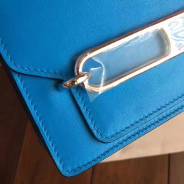 Blue Roulis 18 Bag Palladium Chain