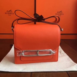 Orange Roulis 18 Bag Palladium Chain