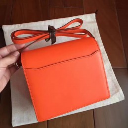 Orange Roulis 18 Bag Palladium Chain