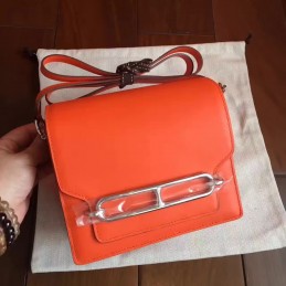 Orange Roulis 18 Bag Palladium Chain