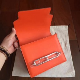 Orange Roulis 18 Bag Palladium Chain