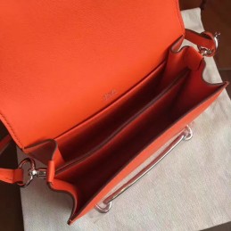 Orange Roulis 18 Bag Palladium Chain