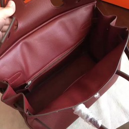 Burgundy Birkin 30 Palladium Hardware Bag